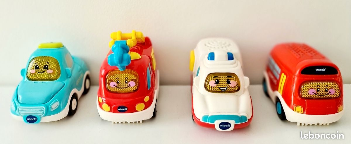 Maxi caserne de pompiers et 4 Tut Tut Bolides VTech jouets voitures (image 3)