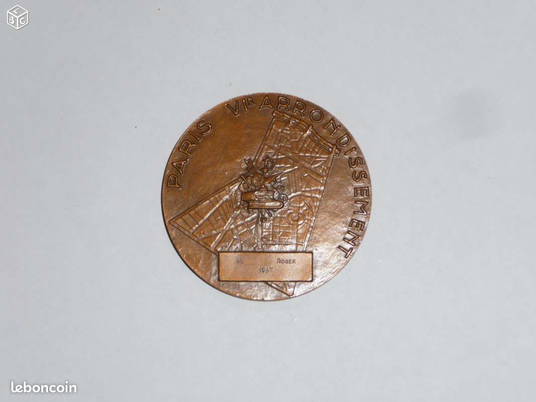 Médaille : Paris VI arrondissement de 1967 (image 2)