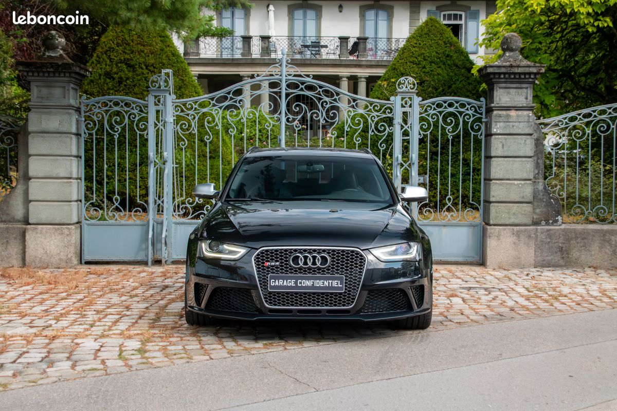 Audi RS4 Avant (B8) 4.2 TFSI V8 450ch *Châssis Sport Plus / Sièges électriques chauffants à mémoire / Différentiel quattro Sport / Feux dynamiques / Radars + Caméra (image 2)