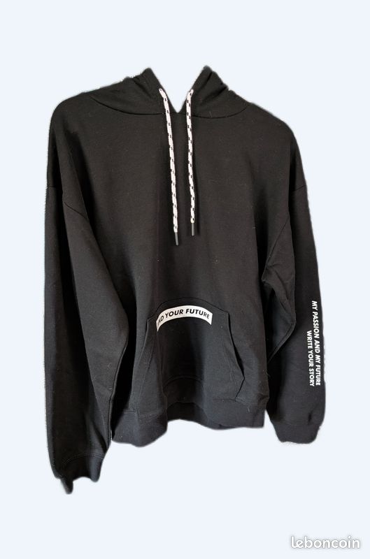 Sweat Jennyfer Bleu Taille S - Occasion Très Bon état - Vêtement Sport Ado