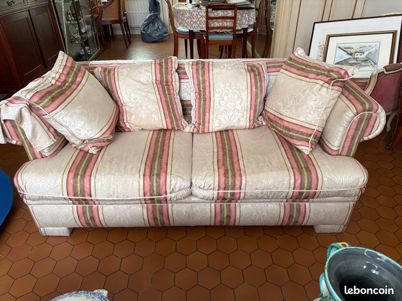 Canapé tissu vintage (image 2)