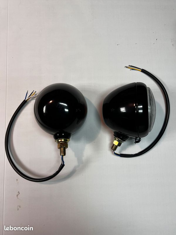 2 phares Tracteur ancien 150 mm (image 2)
