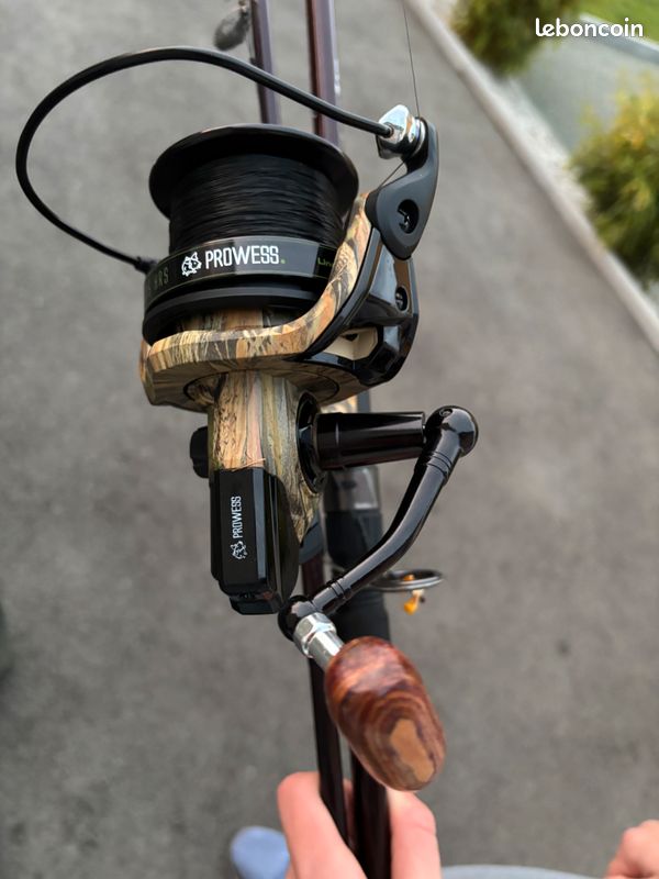 Canne à pêche ( Let Carp 300 ) + moulinet Prowess ( neuf )+ protection capelan ( 1 canne ) (image 5)