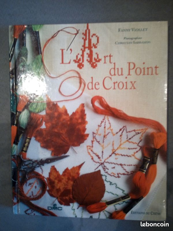 Livre " L'art du point de croix" (image 1)