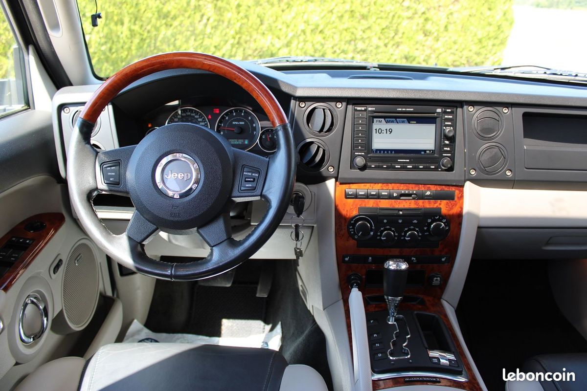 Jeep COMMANDER 3L V6 218 CV CRD "7 PLACES" OVERLAND "4X4" GPS RE CAMÉRA TOE ATTELAGE BOITE AUTO (image 10)