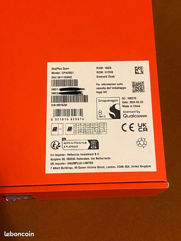 Oneplus Open 16/512g ( Fold ) (image 9)