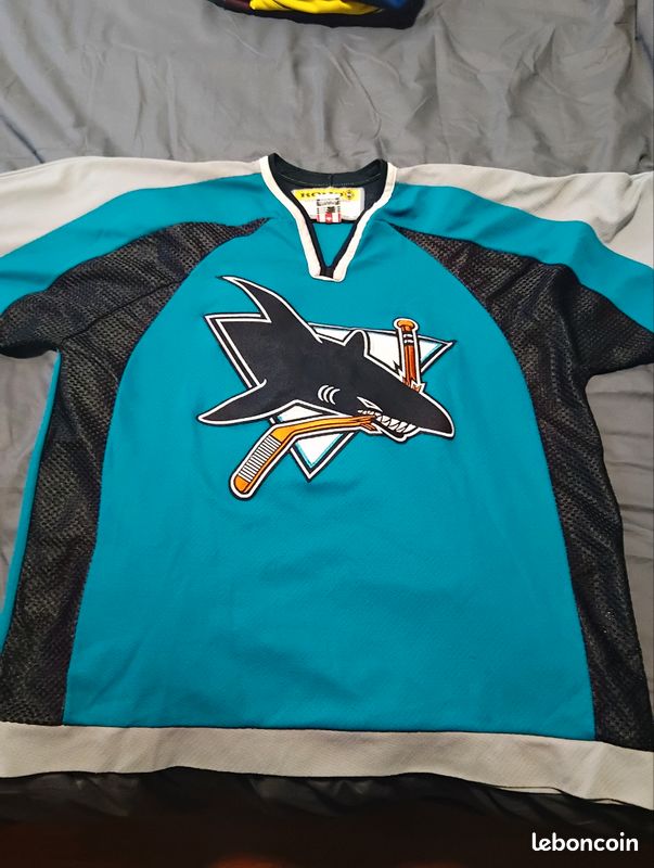 OuterStuff San Jose Sharks Blank Maillot de l'équipe Premier Team Blanc, BLANC