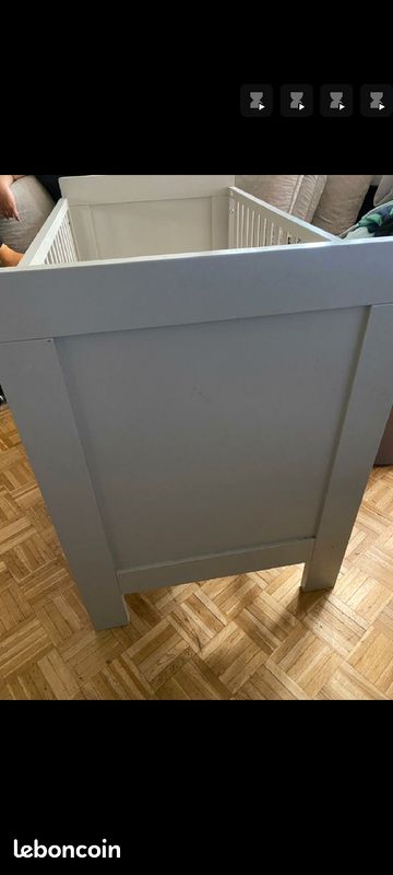 Lit a barreauxavec le matelas (image 5)