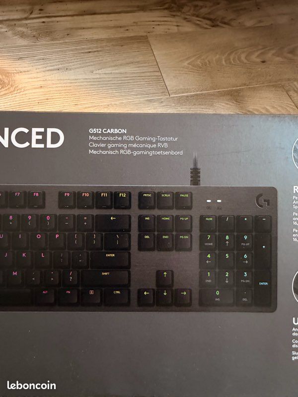 Clavier mécanique Logitech g512 Carbon (image 6)