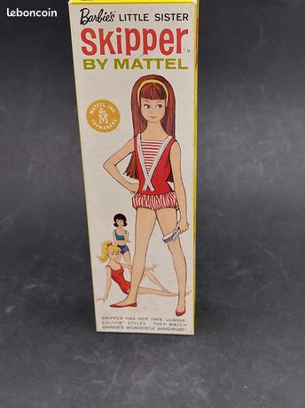Robe Skipper Barbie Patineuse – Modèle 1963 Seul, Occasion, Pièce Vintage Mattel