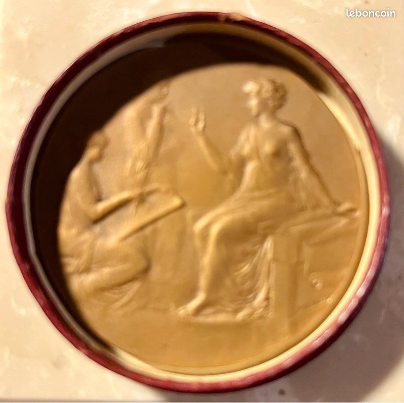 Médaille De Mariage En Bronze 1981 – Monnaie De Paris Par Thurotte – Collection Médailles Françaises XXe