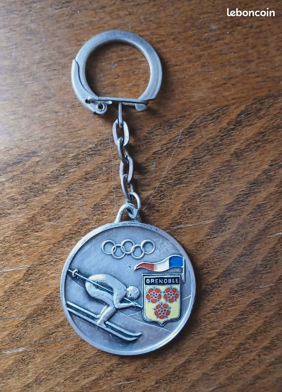 PORTE CLEFS DE collection, JO d'hiver Grenoble 1968 SCHUSS EUR 8,90