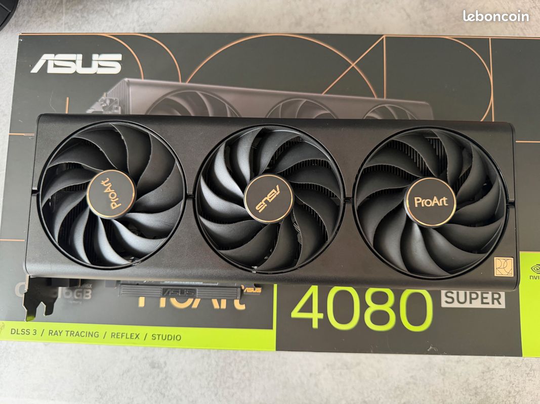 RTX 4080 SUPER ASUS ProArt OC 16Go (garantie + facture) (image 2)