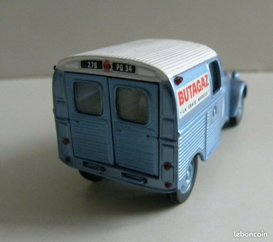 CITROEN 2 CV AZU Fourgonnette - Butagaz - Année 1968 - Norev - échelle 1/43 - Très Bon Etat (image 3)