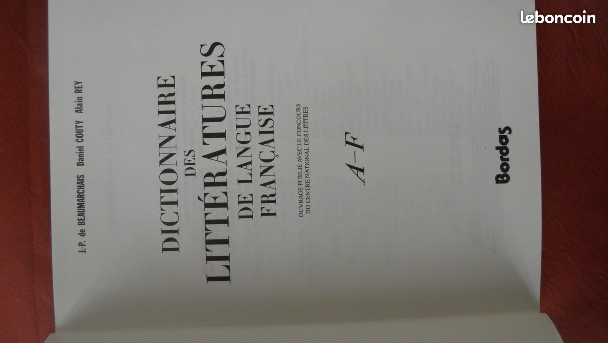 Dictionnaire des littératures de langue française en 3 volumes 1984 (image 3)