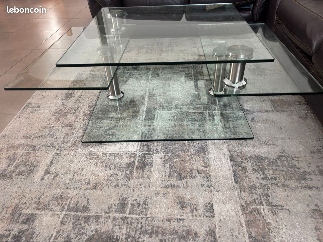 Table basse en verre modulable (image 8)