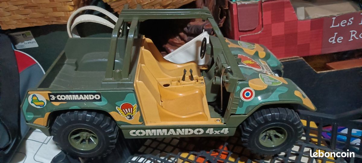 Jeep Joustra – Action Joe – Figurine Vintage – Occasion