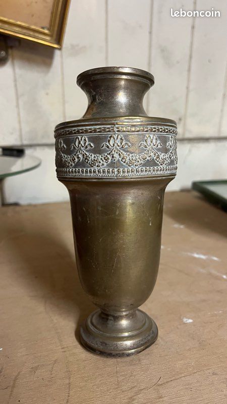 Trio déco vintage en laiton patiné – Style Classique / Empire (image 10)