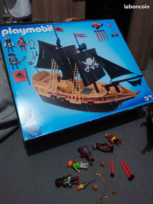 Pièce Détachée Ou Accessoire Pour Bateau Pirate Playmobil 6678 - Occasion