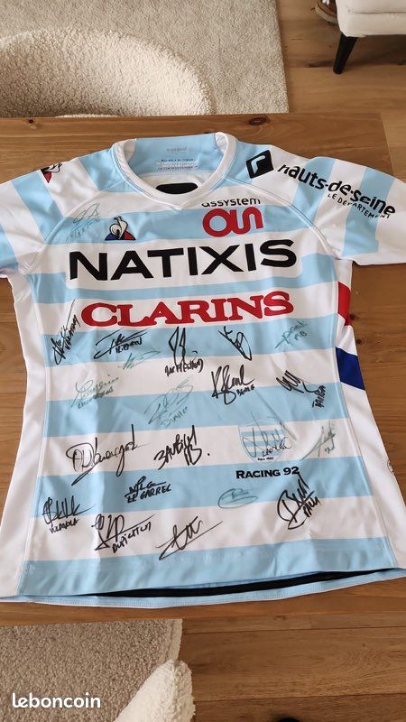 Maillot De Rugby Vintage Racing 92 - Le Coq Sportif - Taille M
