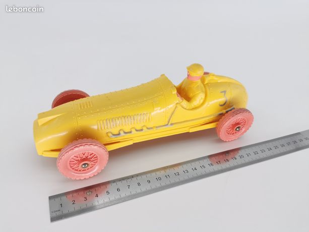 TOMTE LAERDAL 753 RACING CAR GRAND MODÈLE ORANGE EN TRÈS BEL ÉTAT