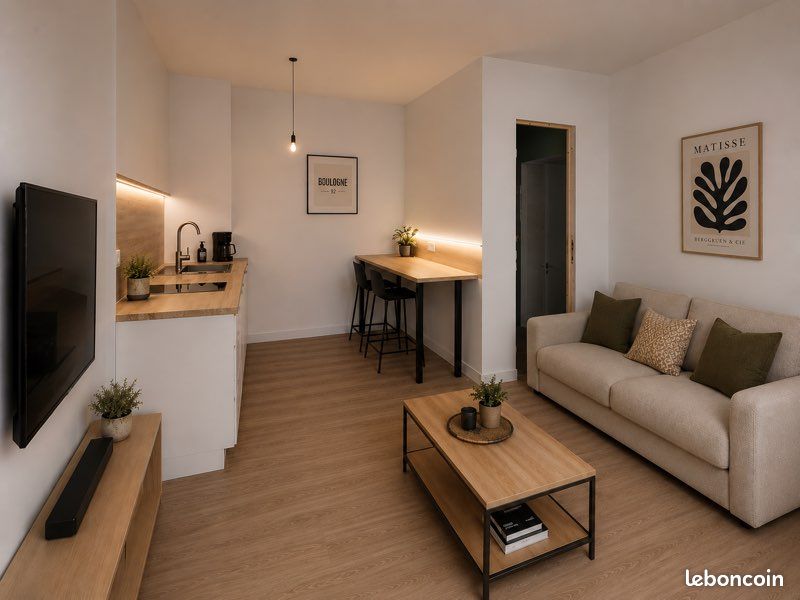 Appartement 1 pièce 20 m² · à Boulogne-sur-Mer · 20 m² · 450 €