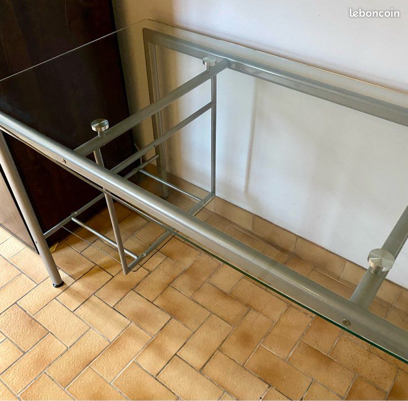 Grand Bureau en verre (image 3)