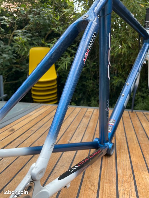 Cadre Vélo Calborn Pursuit Track 55 Cm – Acier Bleu Clair, NOS Italie