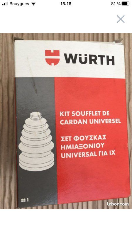 Kit 2 colliers universel de soufflet de cardan - Origine Pièces Auto