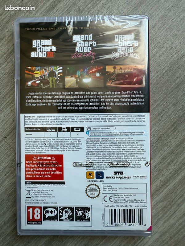 Grand Theft Auto : The trilogy neuf (fr) (image 2)