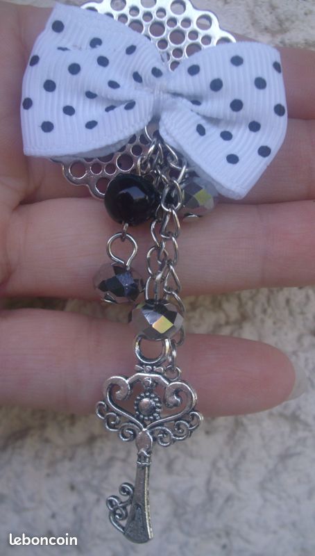 Trousse et broche CHIC * artisanat neuf (image 7)
