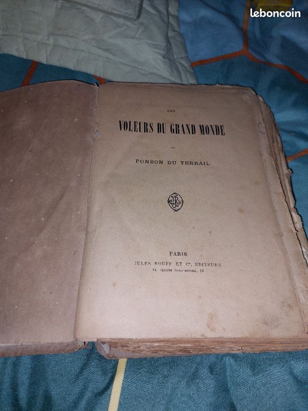 Livre 'voleurs du grand monde' (image 1)