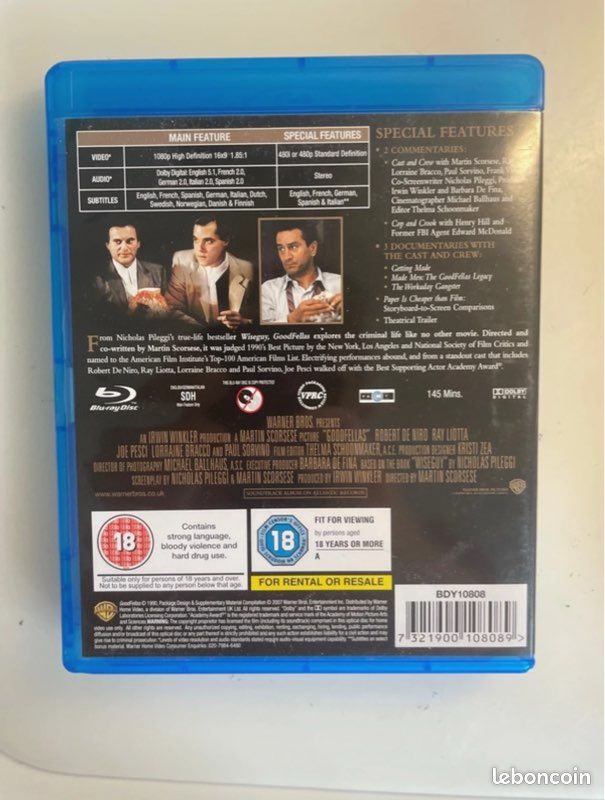 Les affranchis/GoodFellas blu Ray (image 2)