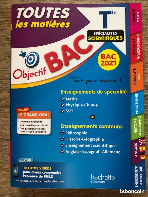 Livre objectif bac terminale (image 1)