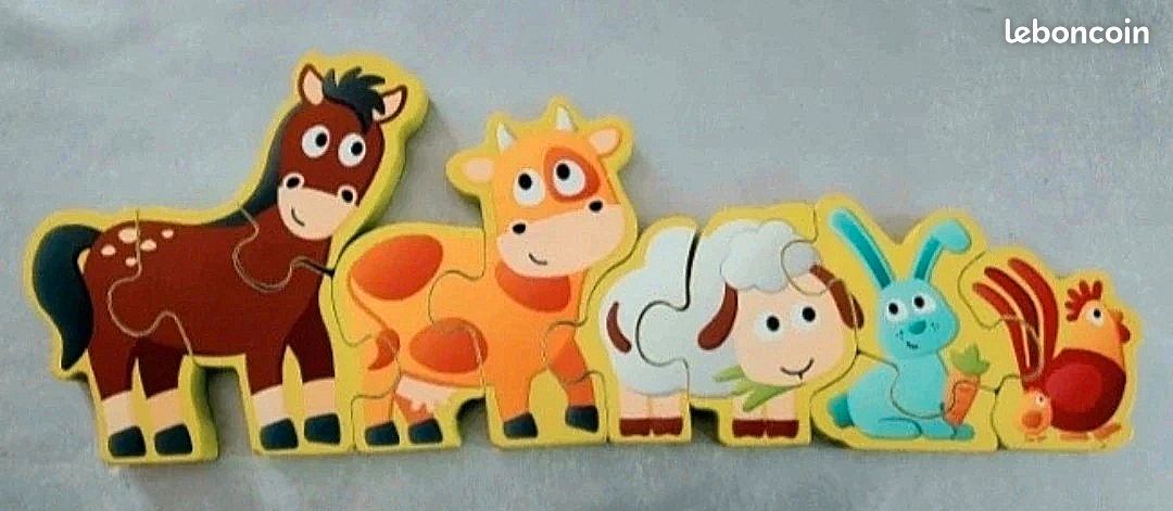 Puzzle bois animaux Hape (image 1)