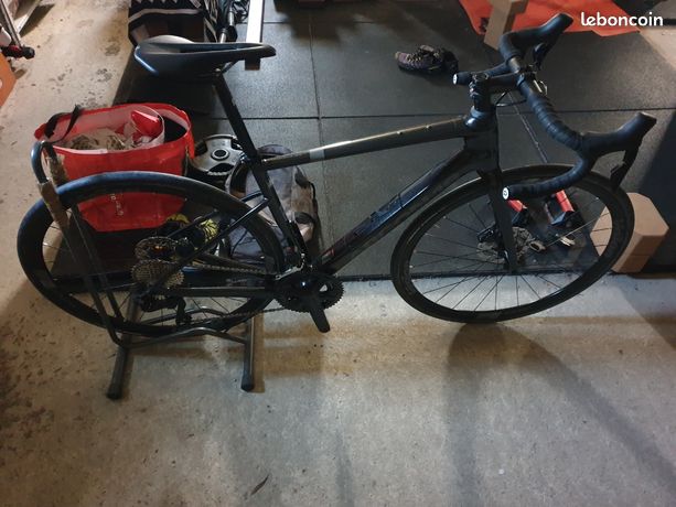 Cadre Vélo Carbone Argon 18 Gallium - Taille M/55cm - Frein Jante - Blanc/Rouge