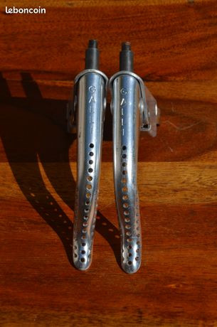 Leviers De Frein Vélo Vintage Galli Criterium – Or – Alliage – Des Années 1970 – Jeu Avant/arrière