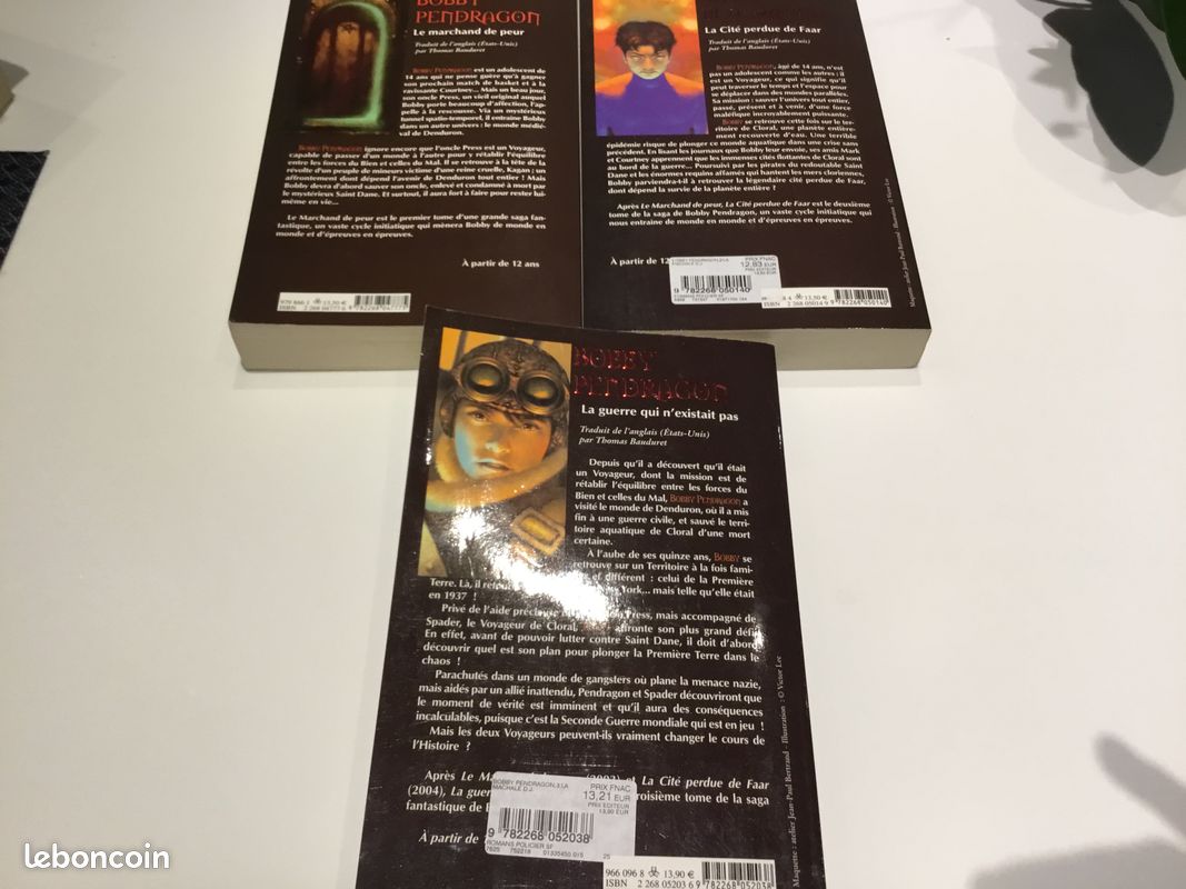 Livres trilogie BOBBY PENDRAGON DJ MARCHAL (image 2)