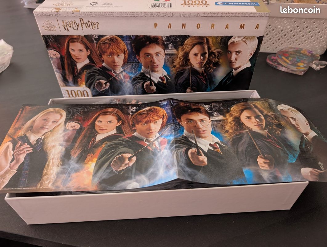 Clementoni Puzzle Harry Potter 1000 Pièces – Compact Box, Fabriqué En Italie – Le Cadeau Parfait Pour Les Fans