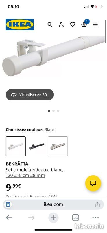 Tringle a rideau (image 2)