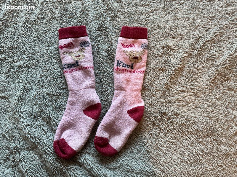 Chaussette de ski fille 8/10 ans (image 2)