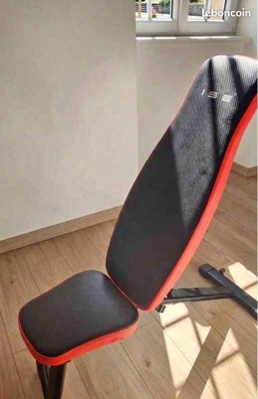 (Prix négociable) Banc de musculation inclinable / réglable ISE + Haltères (si souhaités) (image 1)