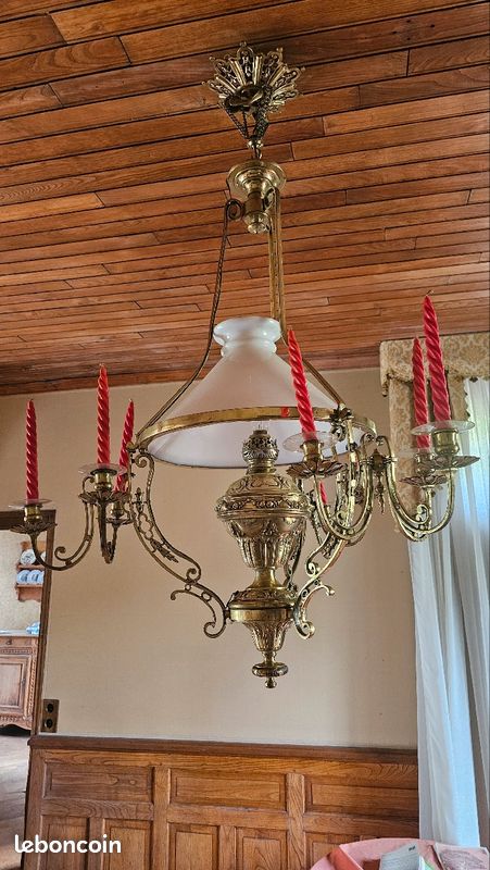 Suspension électrifié et bougeoirs (image 1)