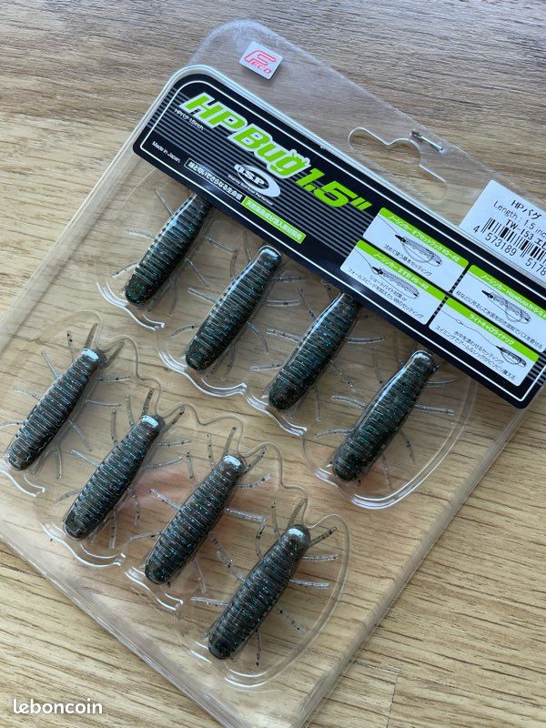 Leurre Souple OSP HP Bug 1,5″ – TW199 – Pack De 8 – Neuf