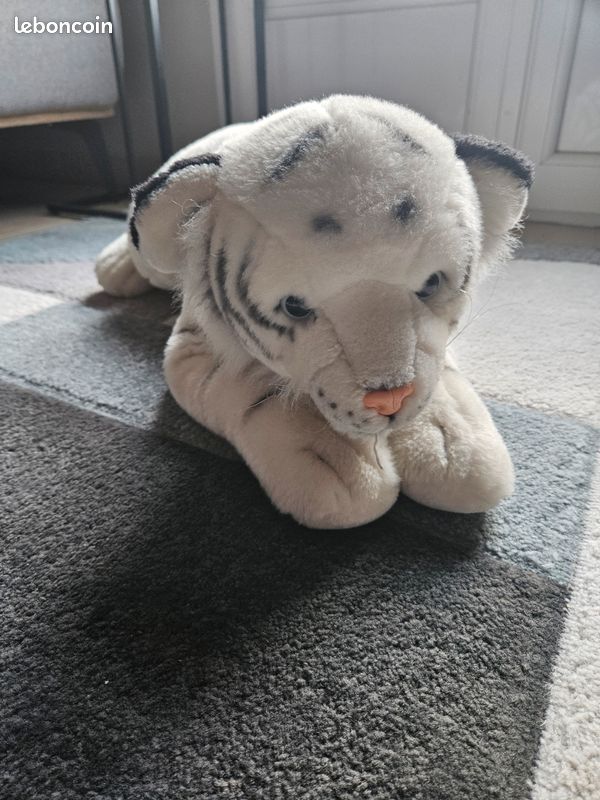 Peluche lionceau blanc (image 1)