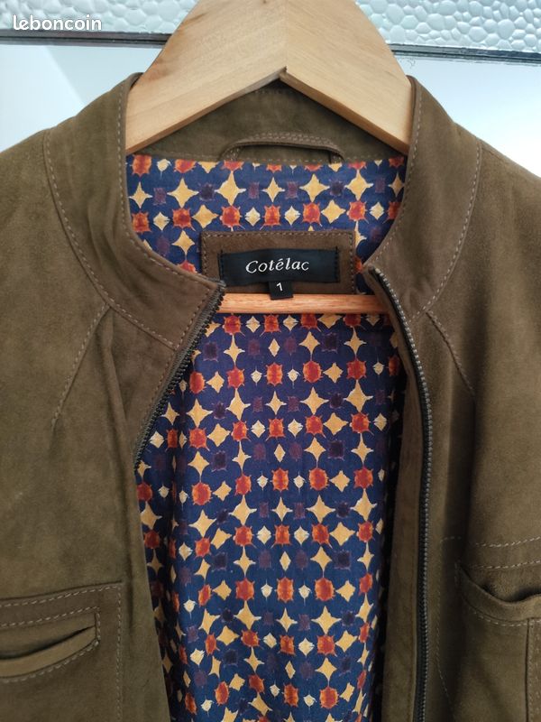 Veste en peau de cuir Côté Lac Vêtements