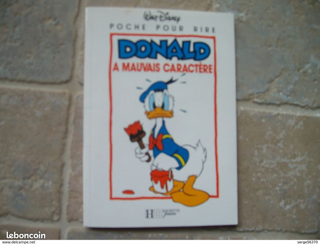 Donald a mauvais caractère Al Taliaferro Duck Carl Barks Glenat Walt Disney mini livre Hachette (image 1)