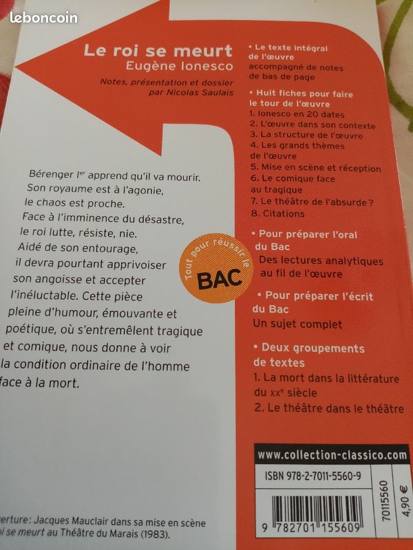 Le roi se meurt, Ionesco (image 2)