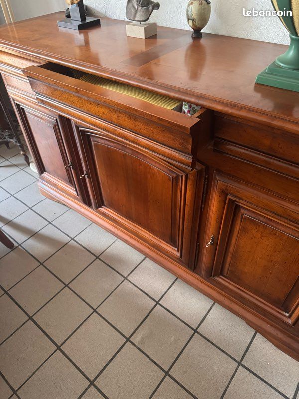 Buffet en bois massif merisier (image 3)