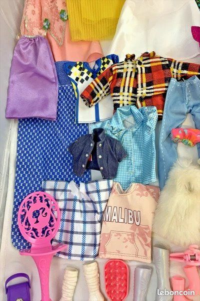 Barbie Clone Poupées Mannequins Lot Vêtements Accessoires Collection Vintage Années 80 90 (image 11)